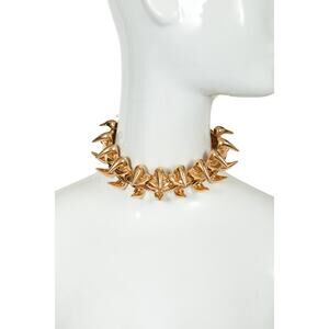 Giuseppe Zanotti gilt claw spike choker, circa 2019